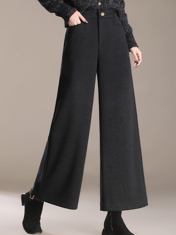 High-Elastic Wide-Leg Pants